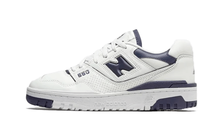 New Balance 550 White Dark Mercury - BBW550BA