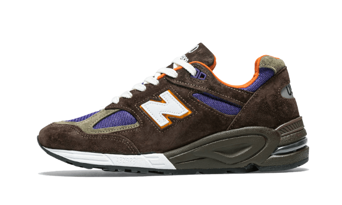 New Balance 990 V2 Made In Usa Brown Purple - M990BR2