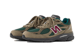 New Balance 990 V3 Made in USA Green Olive - M990GP3