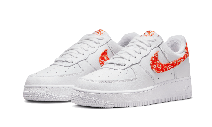 Nike air force 1 low weiß orange sales