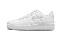 Nike Air Force 1 Low '07 Retro Color of the Month Jewel Swoosh Triple White - FN5924-100