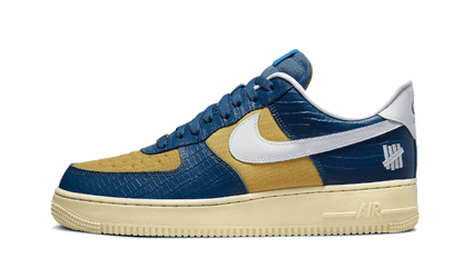 Nike Air Force 1 Low SP Undefeated 5 On It Blue Yellow Croc - DM8462-400
