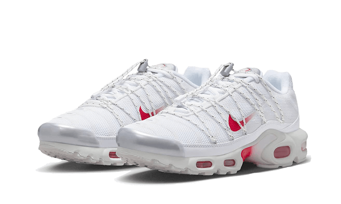 Nike Air Max Plus Utility White Silver Red - FN3488-100