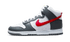 Nike Dunk High Embossed Basketball Grey Red - FD0668-001