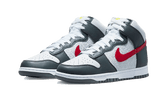Nike Dunk High Embossed Basketball Grey Red - FD0668-001