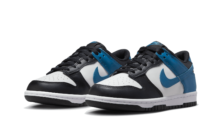 Dunk Low White Blue Black